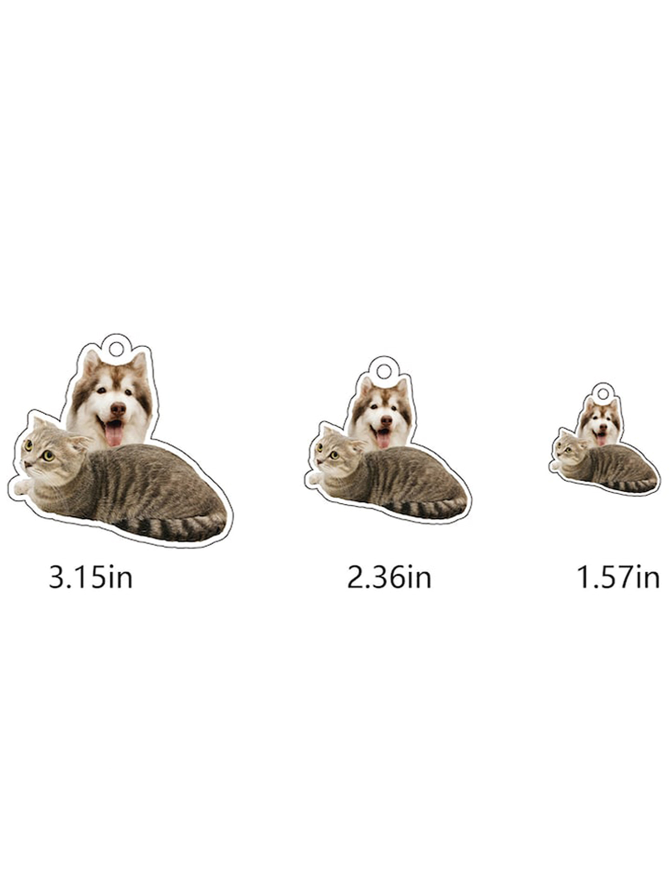 Custom Full-Color Acrylic Photo Keychain